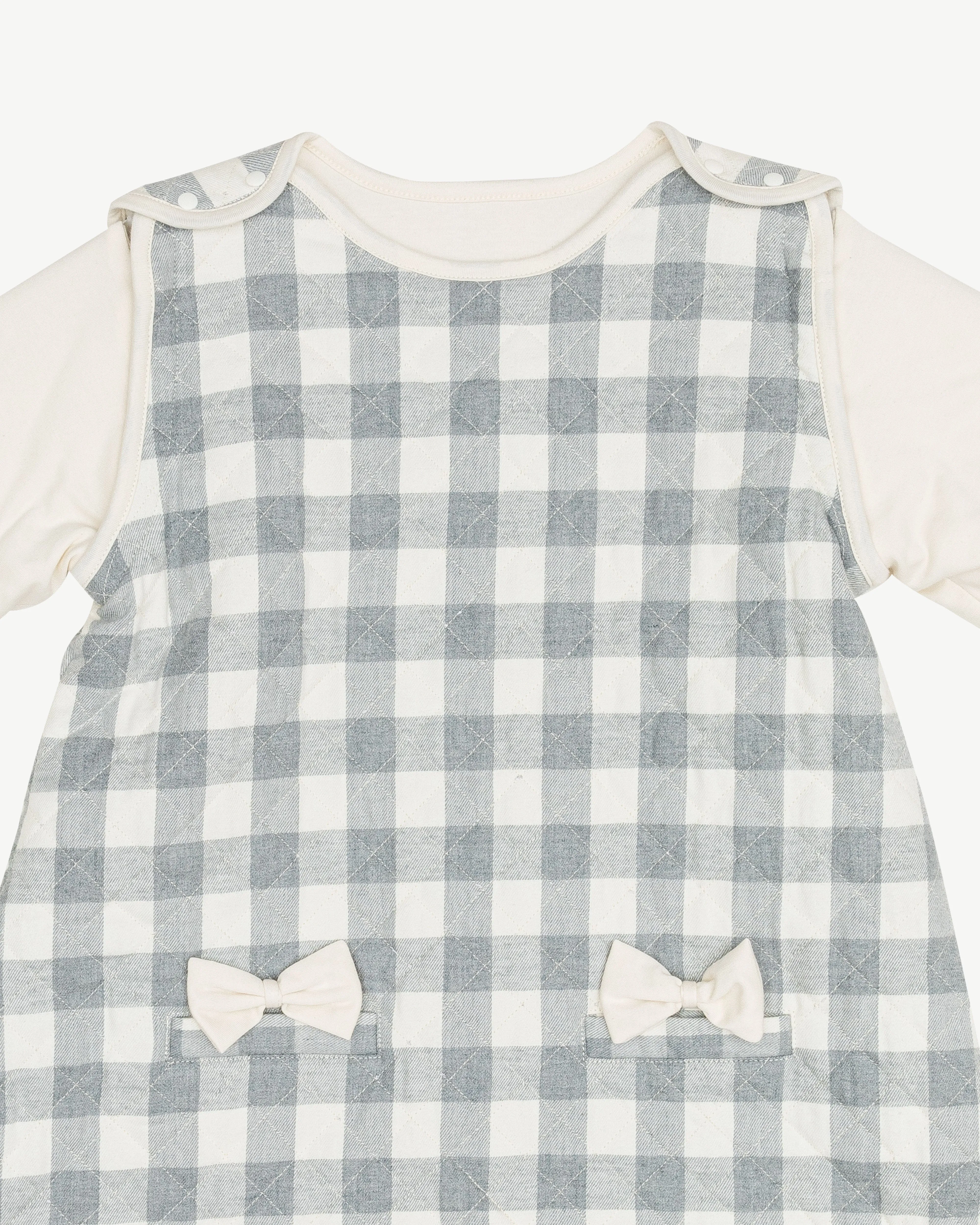 Checker Baby Sleep Sack (Removable Sleeves)